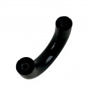 Bouton de meuble LOOPING,  nylon noir entraxe 32 mm| Contemporain