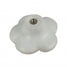 Bouton de meuble PENSEE,  nylon blanc | Contemporain