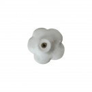 Bouton de meuble PENSEE,  nylon blanc | Contemporain