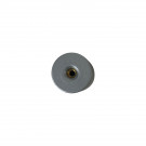 Bouton de meuble POLLEN, nylon chrome mat 22x26 mm | Contemporain