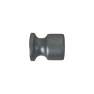 Bouton de meuble POLLEN, nylon chrome mat 22x26 mm | Contemporain