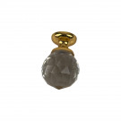 Bouton de meuble GLAM, nylon transparent 27x33 mm | Classique chic
