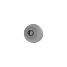 Bouton de meuble TIRETTE, nylon transparent Ø18 mm | Contemporain