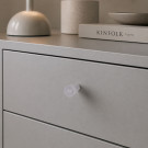 Bouton de meuble TIRETTE, nylon transparent Ø18 mm | Contemporain