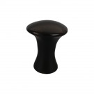 Bouton de meuble TABOURET, Laiton noir mat | Contemporain