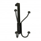 Porte-manteau mural TOUMETAL, Plaque en fer patiné, 4 têtes