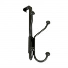 Porte-manteau mural TOUMETAL, Plaque en fer patiné, 4 têtes