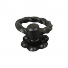 Bouton de meuble ANNEAU, Fer noir | Rustique