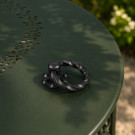 Bouton de meuble ANNEAU, Fer noir | Rustique