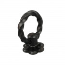 Bouton de meuble ANNEAU, Fer noir | Rustique