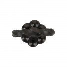 Bouton de meuble ANNEAU, Fer noir | Rustique