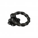 Bouton de meuble ANNEAU, Fer noir | Rustique