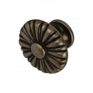 Bouton de meuble LIBERTY, Zamak fer patiné, ø30mm | Contemporain