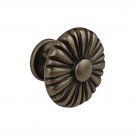 Bouton de meuble LIBERTY, Zamak fer patiné, ø30mm | Contemporain
