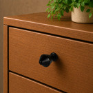Bouton de meuble CONIQUE, Laiton noir mat| Contemporain