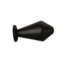 Bouton de meuble CONIQUE, Laiton noir mat | Contemporain