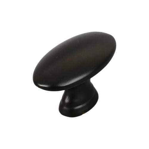Bouton de meuble COMETE, Zamak noir satiné | Contemporain
