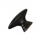 Bouton de meuble COMETE, Zamak noir satiné | Contemporain