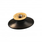 Bouton de meuble COMETE, Zamak noir satiné | Contemporain
