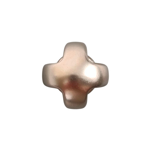 Bouton de meuble CROIX, Zamak chrome mat 29x35 mm | Vintage