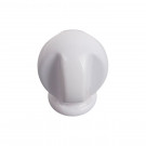 Bouton de meuble CROIX, Zamak blanc 29x35 mm | Contemporain