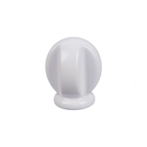 Bouton de meuble CROIX, Zamak blanc 29x35 mm | Contemporain