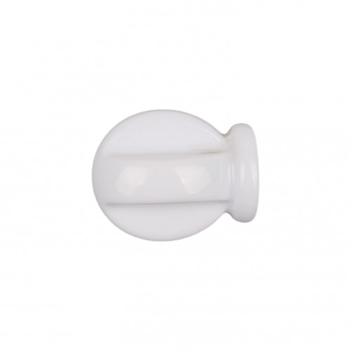 Bouton de meuble CROIX, Zamak blanc 29x35 mm | Contemporain
