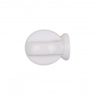 Bouton de meuble CROIX, Zamak blanc 29x35 mm | Contemporain