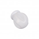 Bouton de meuble CROIX, Zamak blanc 29x35 mm | Contemporain