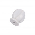 Bouton de meuble CROIX, Zamak blanc 29x35 mm | Contemporain