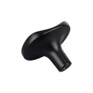 Bouton de meuble FOLD, Métal noir 39x23 mm | Contemporain