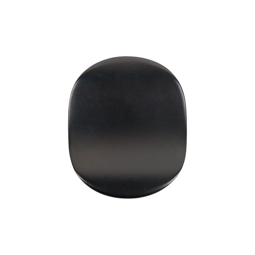 Bouton de meuble FOLD, Métal noir 39x23 mm | Contemporain