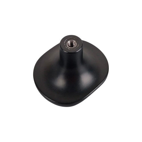 Bouton de meuble FOLD, Métal noir 39x23 mm | Contemporain