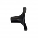 Bouton de meuble FOLD, Métal noir 39x23 mm | Contemporain