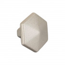 Bouton de meuble HEXAT, Métal nickel mat Ø30 mm | Contemporain