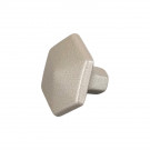 Bouton de meuble HEXAT, Métal nickel mat Ø30 mm | Contemporain