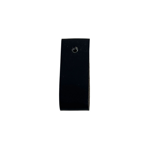 Bouton de meuble PEAKY, Cuir noir | Industriel