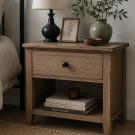 Bouton de meuble LYONNAIS, Bois noir mat Ø30 mm| Charme