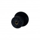 Bouton de meuble LYONNAIS, Bois noir mat Ø30 mm| Charme