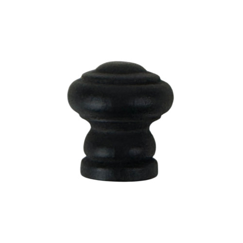 Bouton de meuble LYONNAIS, Bois noir mat Ø30 mm| Charme