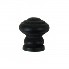 Bouton de meuble LYONNAIS, Bois noir mat Ø30 mm| Charme