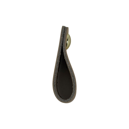 Bouton de meuble CORAL, Cuir beige| Industriel