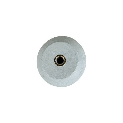 Bouton de meuble CONTEMPORAIN, bois laqué blanc Ø25 mm | Charme