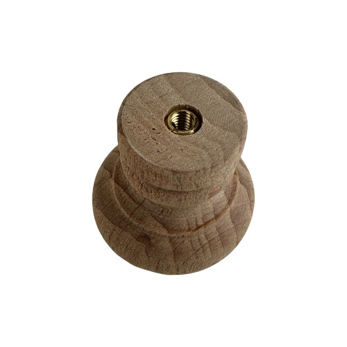 Bouton de meuble LYONNAIS, bois brut Ø30 mm | Cottage