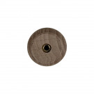Bouton de meuble LYONNAIS, bois brut Ø30 mm | Cottage