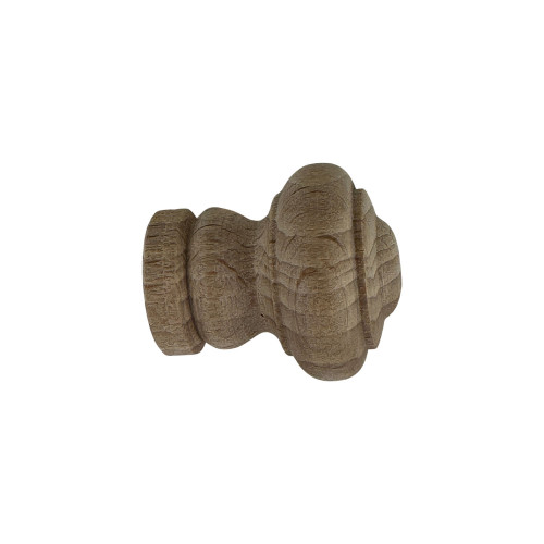 Bouton de meuble LYONNAIS, bois brut Ø30 mm | Cottage