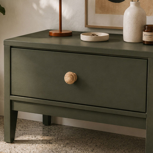 Bouton de meuble LYONNAIS, bois brut Ø30 mm | Cottage