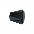 Bouton de meuble PREZIOSI, Nylon noir uni 33 mm | contemporain