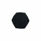 Bouton de meuble PREZIOSI, Nylon noir uni 33 mm | contemporain