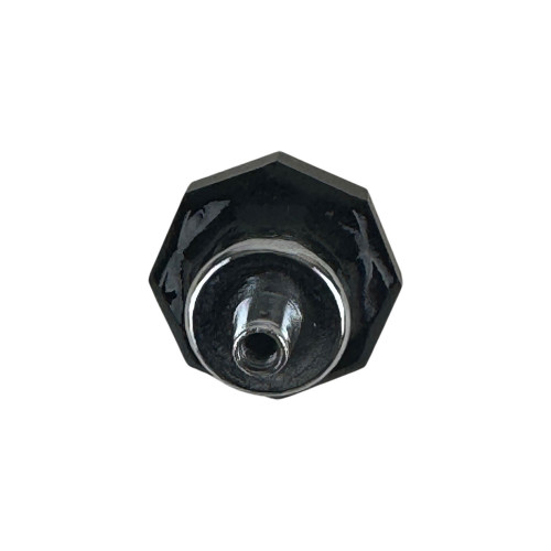 Bouton de meuble PREZIOSI, Nylon noir uni 33 mm | contemporain